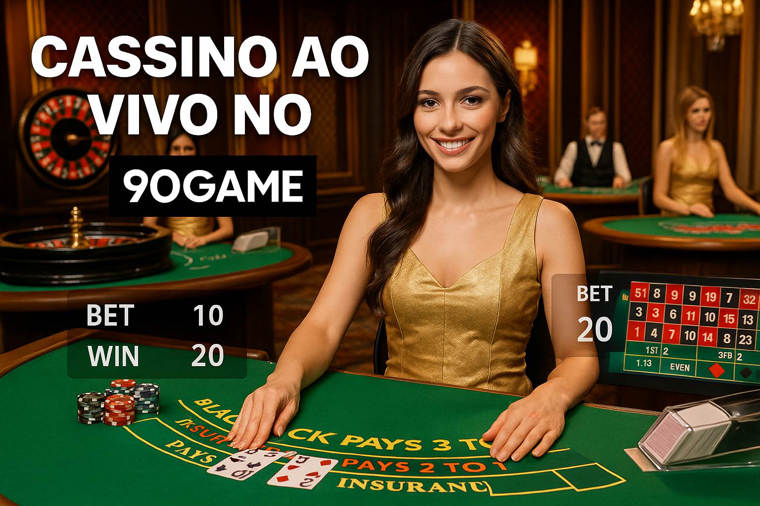 O 90GAME Live Casino lança promoções regularmente