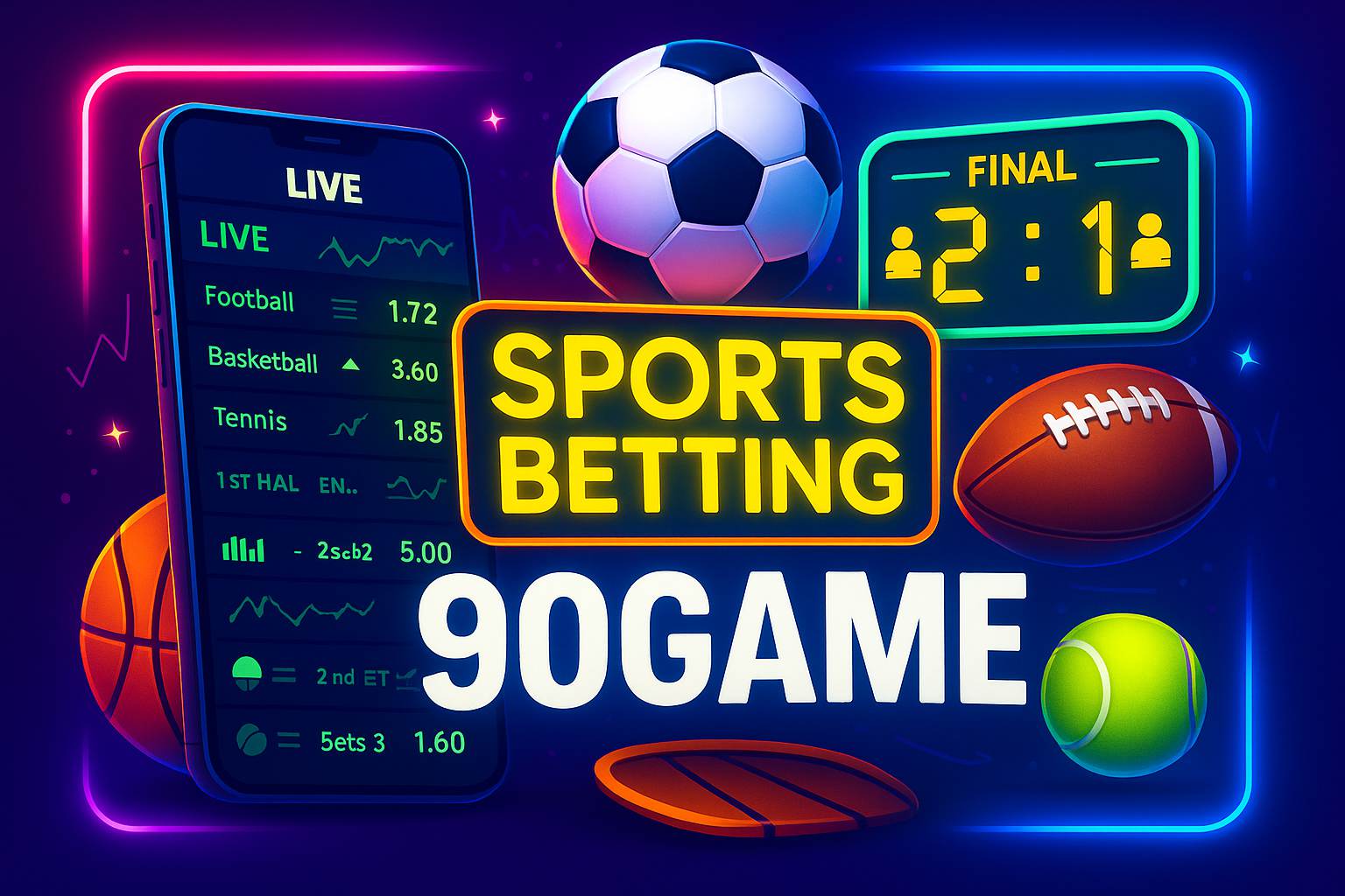 Apostas esportivas no cassino online 90GAME 