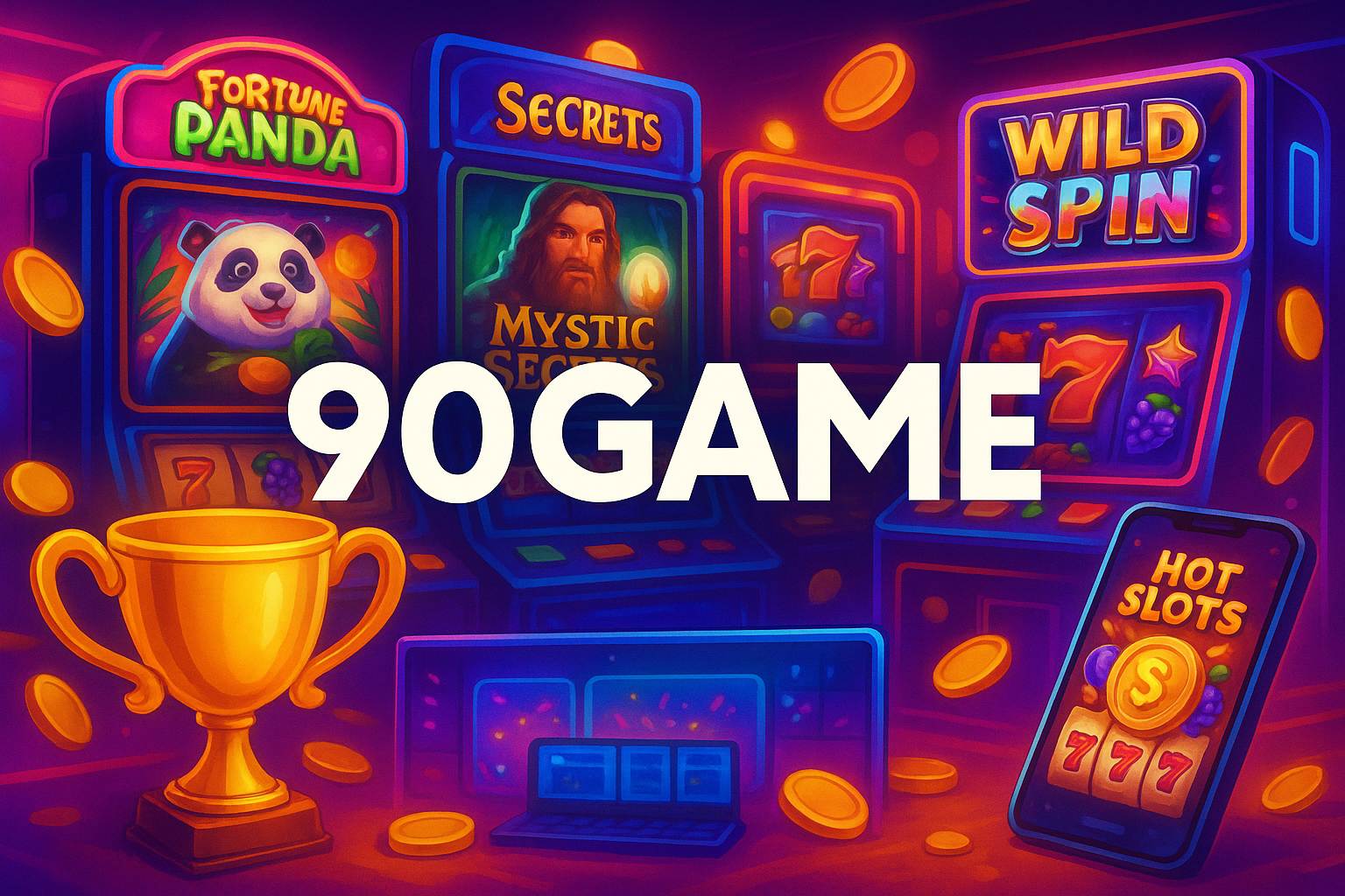 Explore o mundo das slot machines no 90GAME Casino